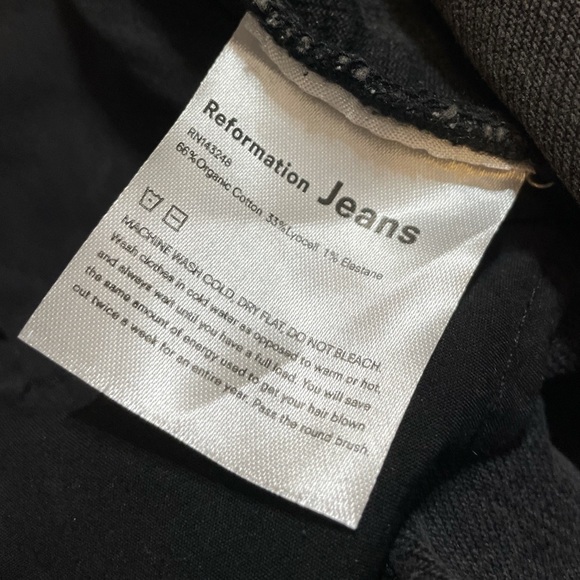 Reformation Liza High Straight Button Fly Jeans - Picture 11 of 13